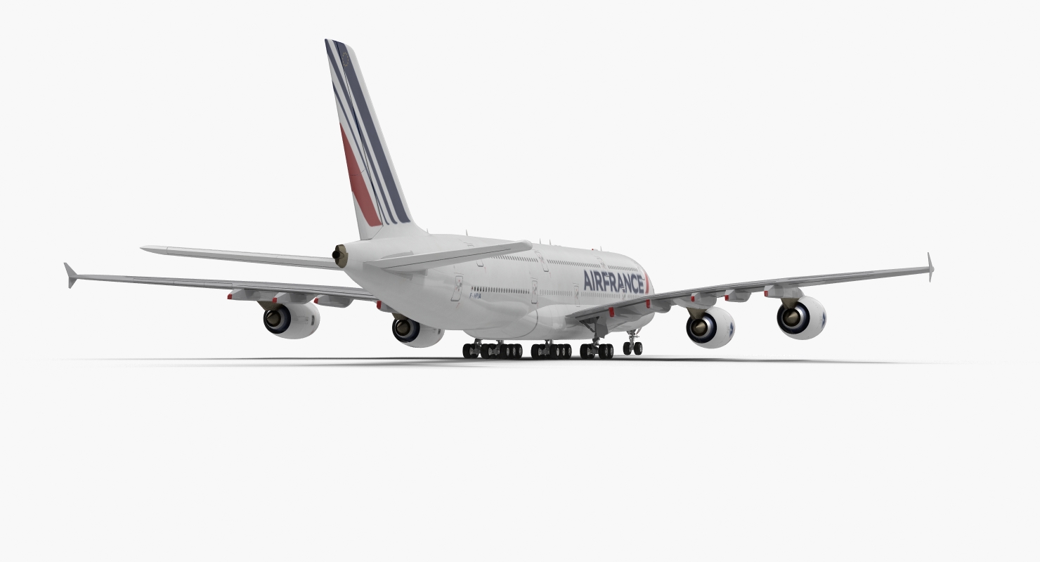 Airbus A380 1000 Air France 3D